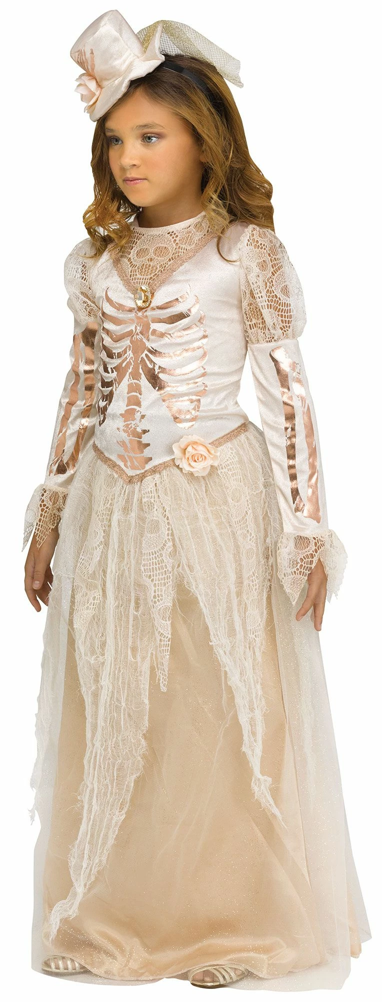 Fun World Victorian Skeleton Bride | Child - Image 3