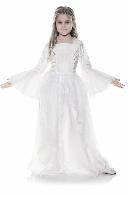 Ghostly Spirit Dress With Blacklight | Child - Image 2