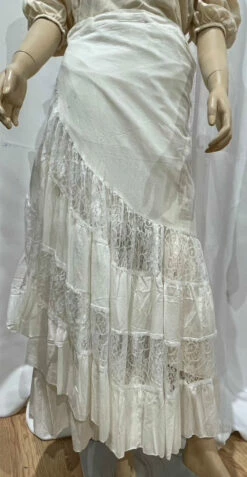 Wrap Lace Tier Skirt | Kashi SSKCL4