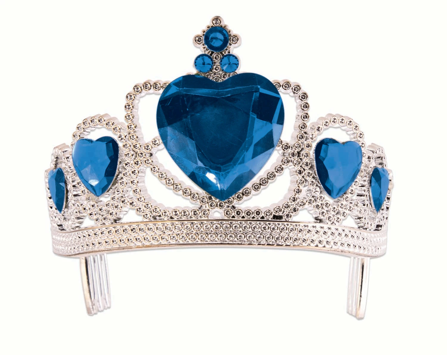Royal Blue Heart Tiara | Child
