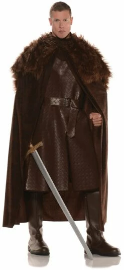 Renaissance Cape With Fur - Adult