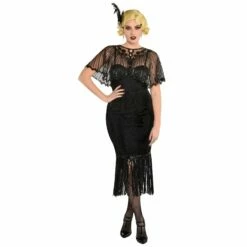 AMSCAN Flapper Fringe Skirt | Halloween