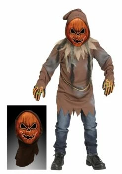 Fun World Light Up Evil Pumpkin Costume With Mask | Boys