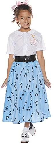 50's Music Notes Skirt | Child