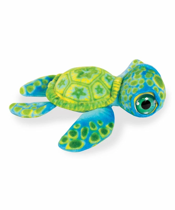 Blue Big Eyes Turtle Plush Toy | Real Planet - Image 2