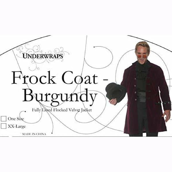 Frock Coat Burgundy | Adult - Image 2