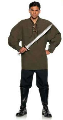 Khaki Renaissance Shirt | Adult