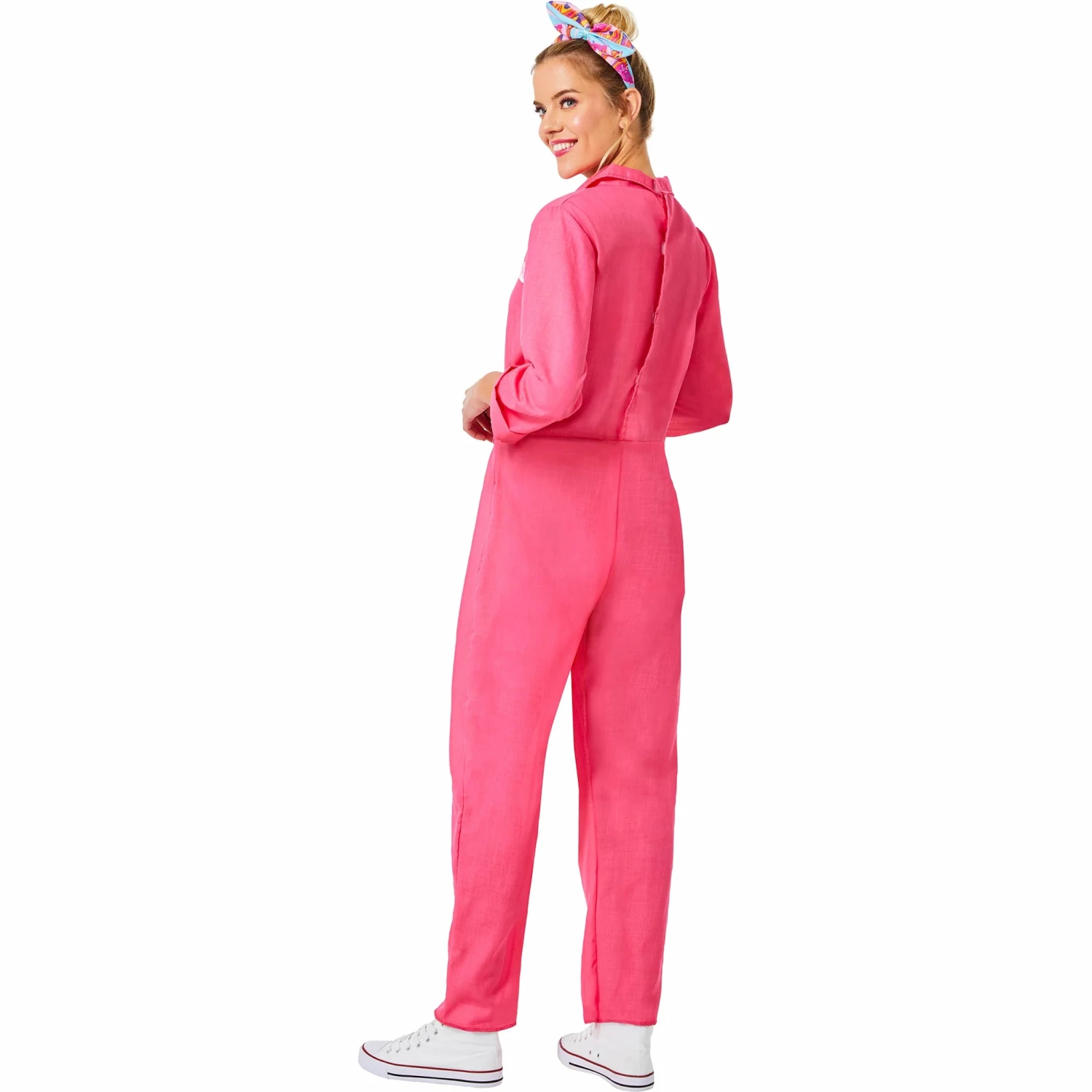 Fun World Barbie The Movie Pink Power Jumpsuit Costume | Adult - Image 2