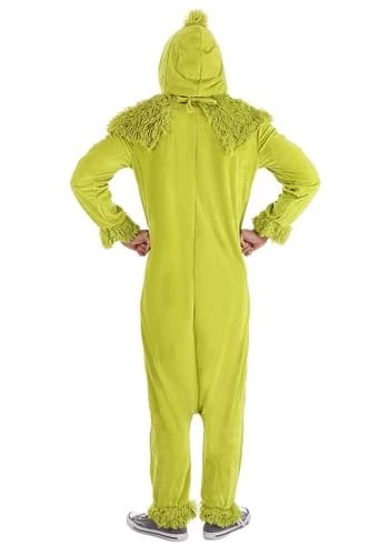 Grinch Jumpsuit Costume | Adults - Image 2
