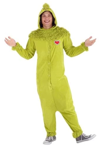 Grinch Jumpsuit Costume | Adults